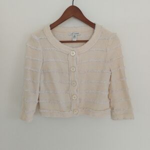 St. John Cropped Tweed Jacket Size 8